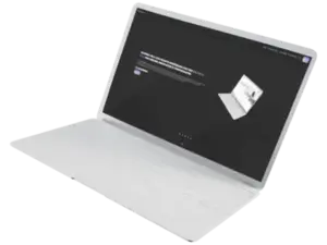 Illustration d'un site web développé par Webolys